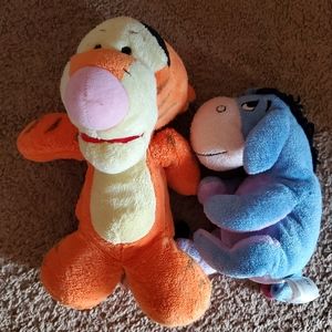 DISNEY Tigger & Eeyore Stuff Toys
